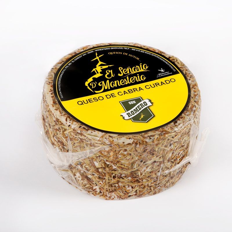 Queso de cabra curado con romero
