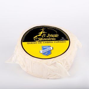 Queso de cabra curado con manteca de cerdo ibérico