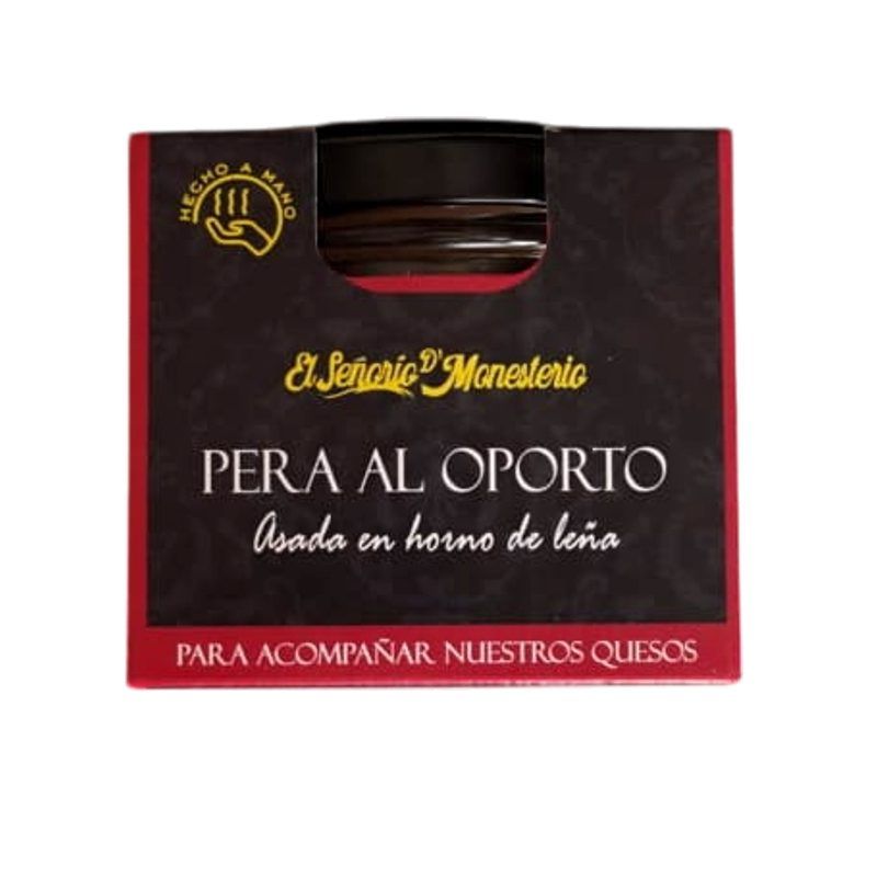 Maridaje de Pera al Oporto asada en horno de leña