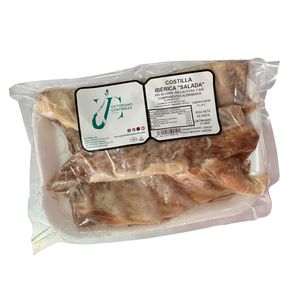 Costilla salada ibérica de Monesterio