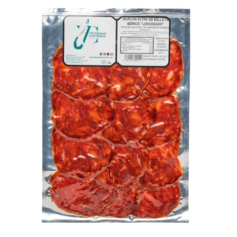 Loncheado de morcón ibérico de Monesterio extra bellota